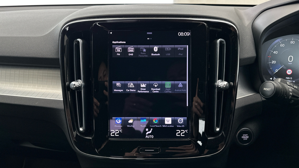 Volvo XC40 Recharge R-design, T4 Plug-in Hybrid Sunroof, 360 Blue #15