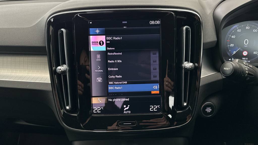 Volvo XC40 Recharge R-design, T4 Plug-in Hybrid Sunroof, 360 Blue #14