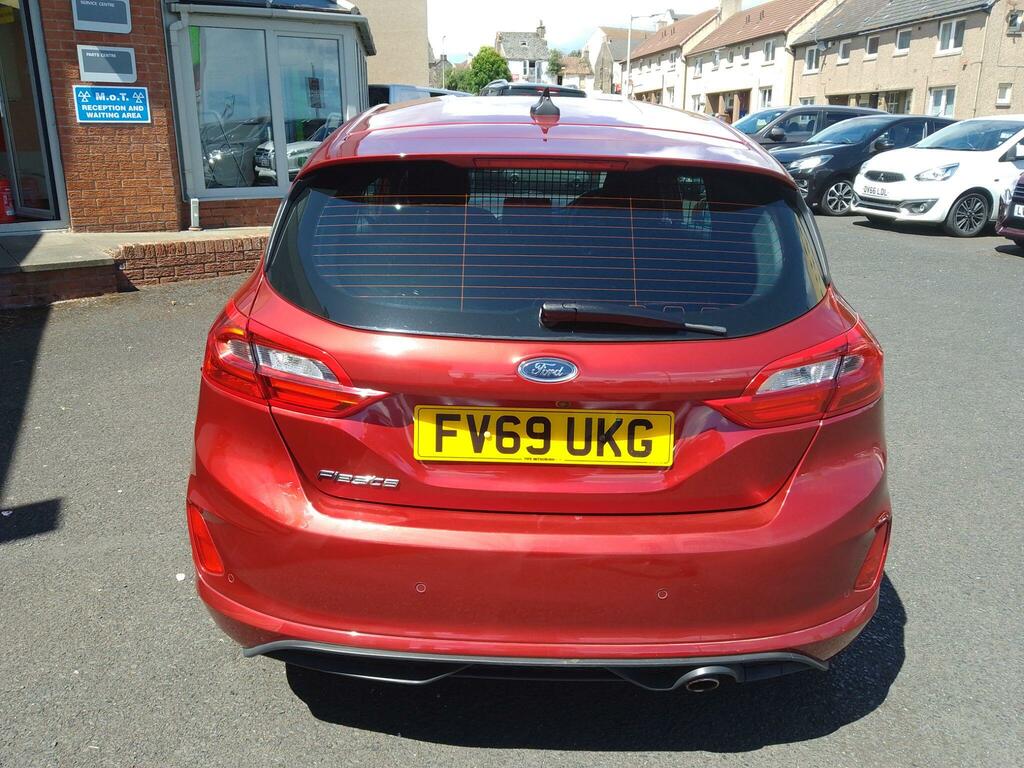 Ford Fiesta 1.0T Ecoboost Sport Euro 6 Ss FV69UKG Red #6