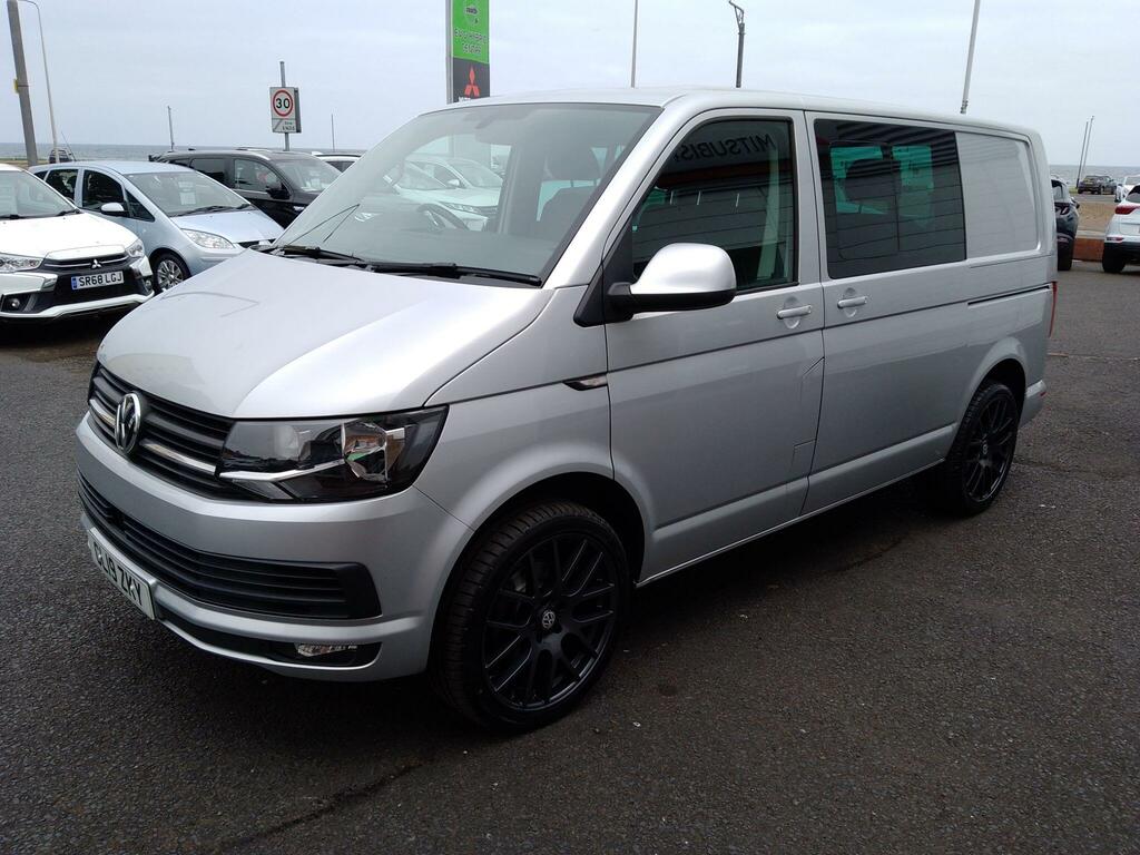Volkswagen Transporter 2.0 Tdi T30 Bluemotion Tech Highline Kombi Fwd Swb GL19ZKY Silver #4