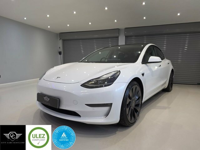 Tesla Model 3 Dual Motor Performance Saloon White