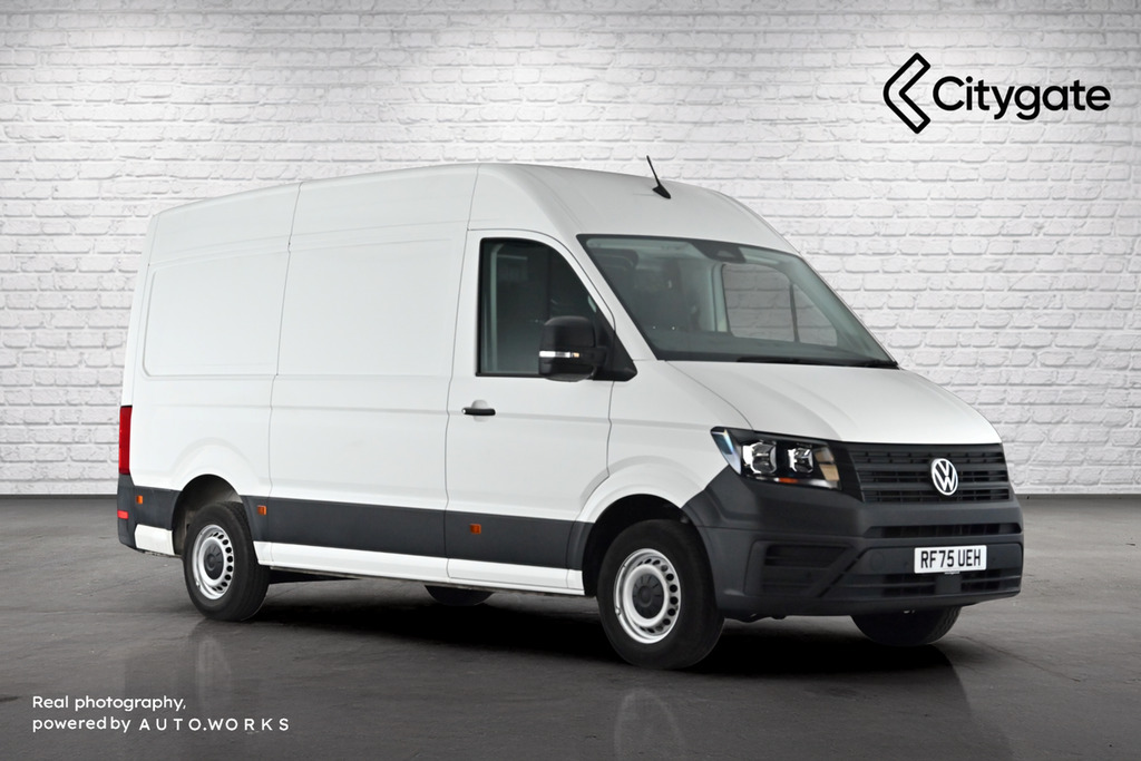 Volkswagen Crafter Cr35 Panel Van Commerce Mwb 140 Ps 2.0 Tdi 8Sp Aut White
