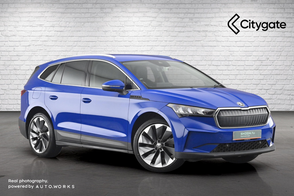 Skoda ENYAQ Iv 60 62 Kwh 179 Ps Single Speed Blue