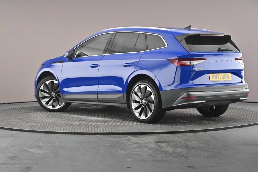 Skoda ENYAQ Iv 60 62 Kwh 179 Ps Single Speed Blue #3