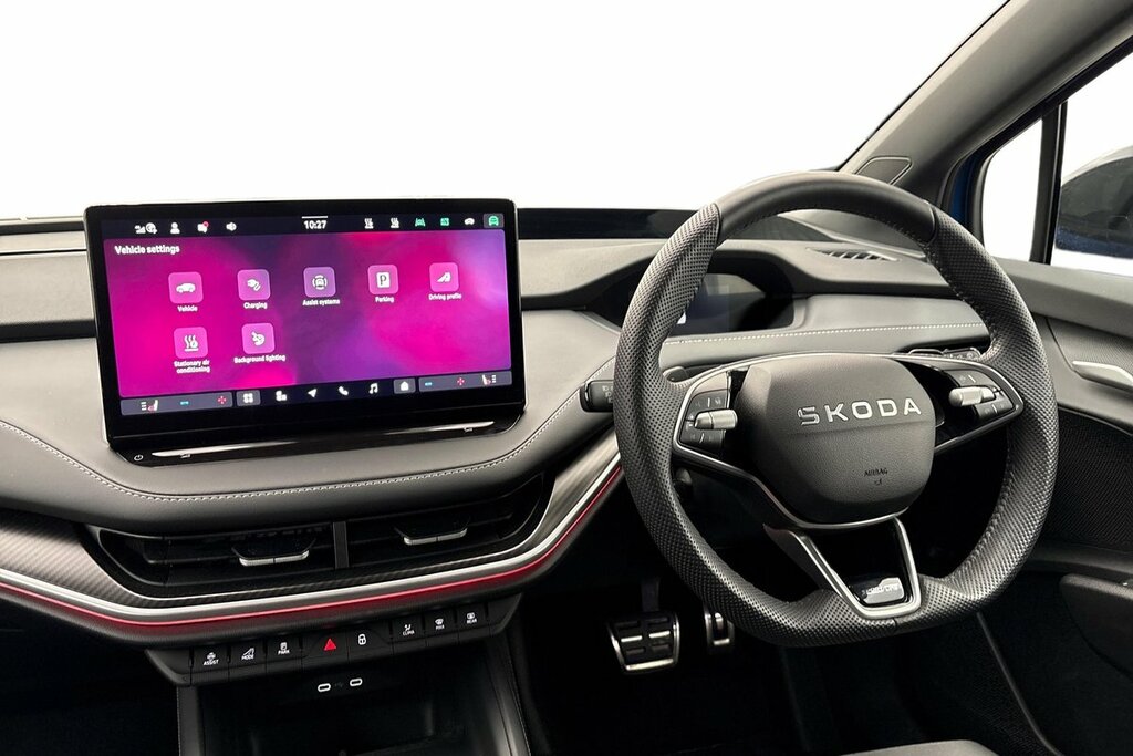 Skoda ENYAQ Sportline 85X 82 Kwh 286 Ps Single Speed 4X4 Blue #2
