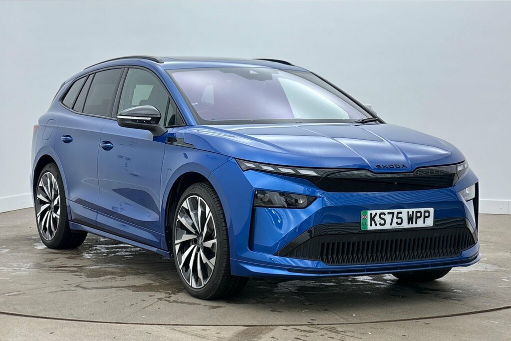 Skoda ENYAQ Sportline 85X 82 Kwh 286 Ps Single Speed 4X4 Blue