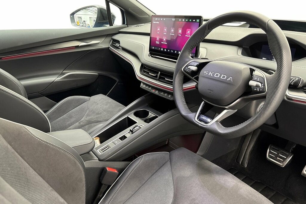 Skoda ENYAQ Sportline 85X 82 Kwh 286 Ps Single Speed 4X4 Blue #5