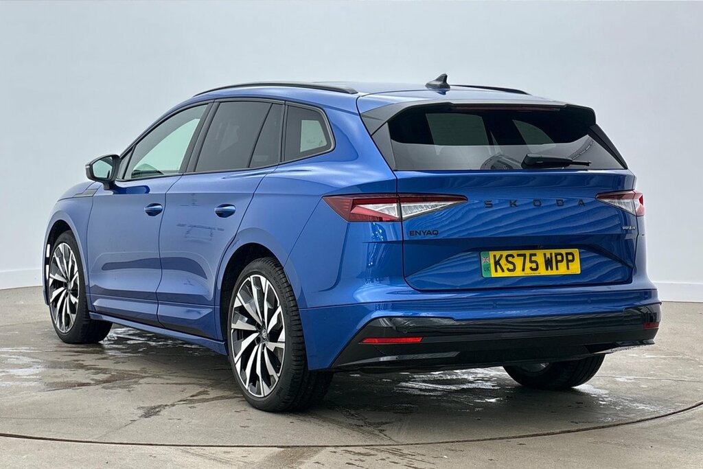 Skoda ENYAQ Sportline 85X 82 Kwh 286 Ps Single Speed 4X4 Blue #3