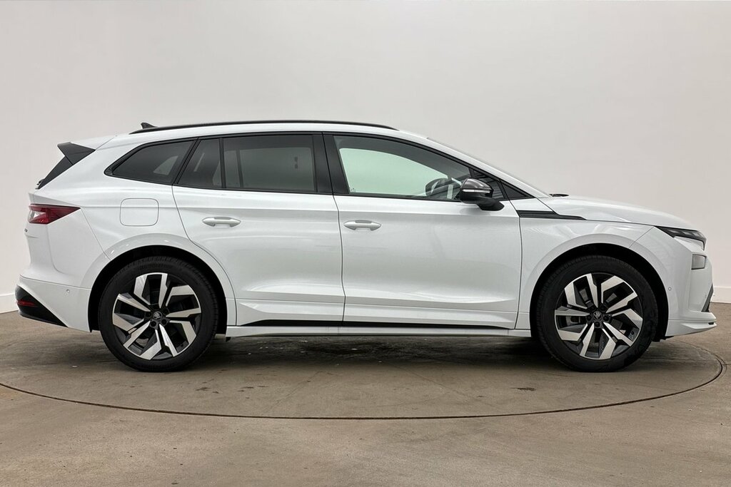 Skoda ENYAQ Sportline 85X 82 Kwh 286 Ps Single Speed 4X4 White #3