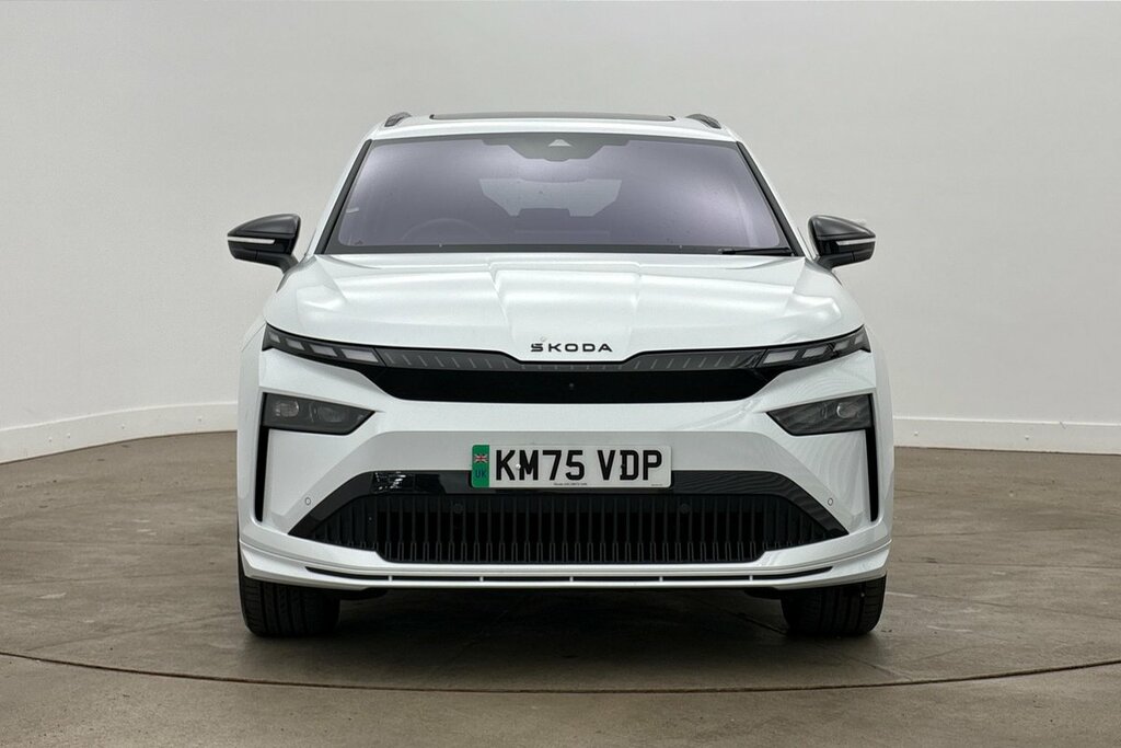 Skoda ENYAQ Sportline 85X 82 Kwh 286 Ps Single Speed 4X4 White #6