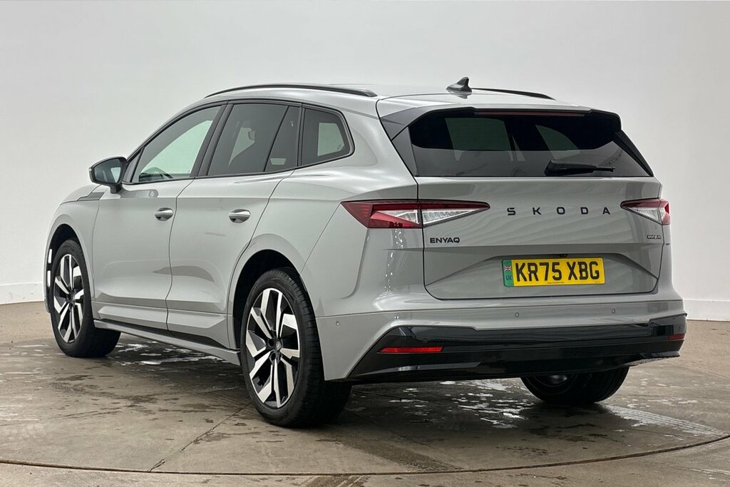 Skoda ENYAQ Sportline 85X 82 Kwh 286 Ps Single Speed 4X4 Grey #3