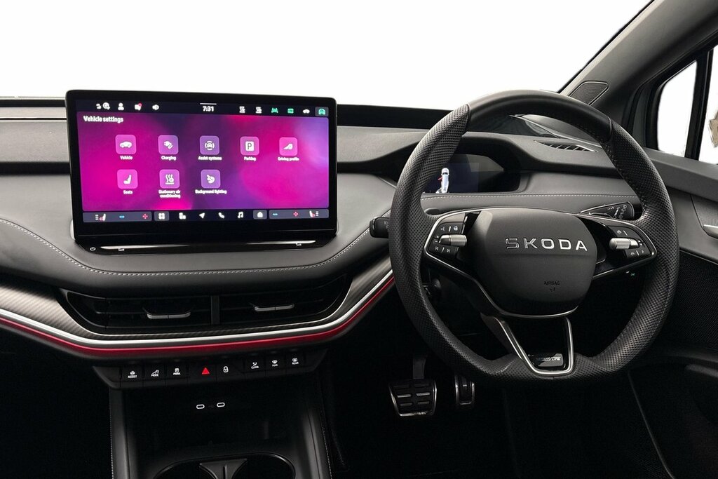Skoda ENYAQ Sportline 85X 82 Kwh 286 Ps Single Speed 4X4 Grey #2