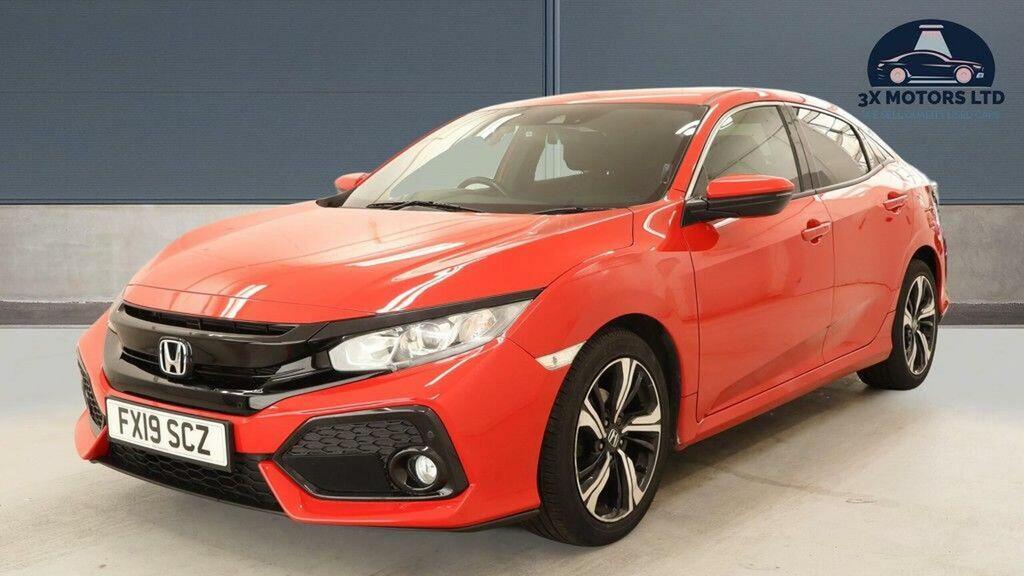 Honda Civic 1.0 Vtec Turbo Sr Cvt Euro 6 Ss Red