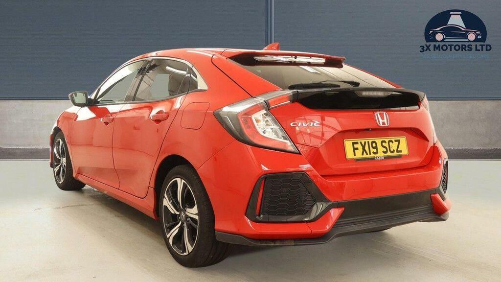 Honda Civic 1.0 Vtec Turbo Sr Cvt Euro 6 Ss Red #6