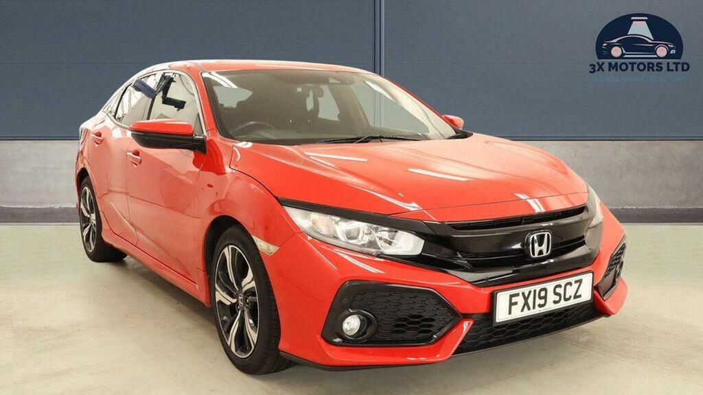 Honda Civic 1.0 Vtec Turbo Sr Cvt Euro 6 Ss Red #2