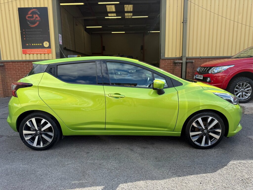 Nissan Micra 1.5 Dci Tekna Hatchback Euro 6 YC67VFJ Green #4