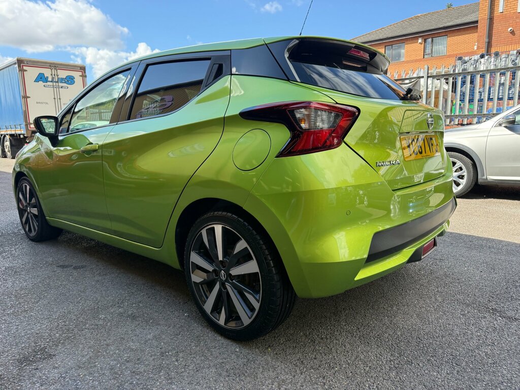 Nissan Micra 1.5 Dci Tekna Hatchback Euro 6 YC67VFJ Green #6