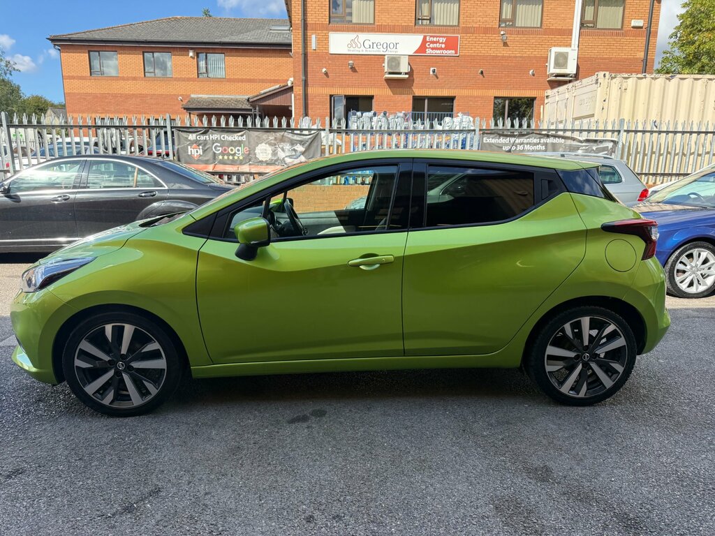 Nissan Micra 1.5 Dci Tekna Hatchback Euro 6 YC67VFJ Green #5
