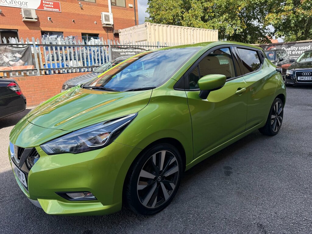 Nissan Micra 1.5 Dci Tekna Hatchback Euro 6 YC67VFJ Green #2