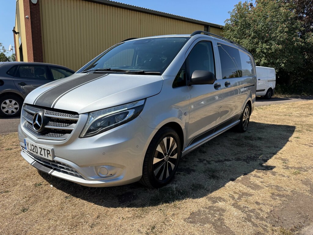 Mercedes-Benz Vito 2.1 119 Cdi Bluetec Crew Van Double Cab Silver