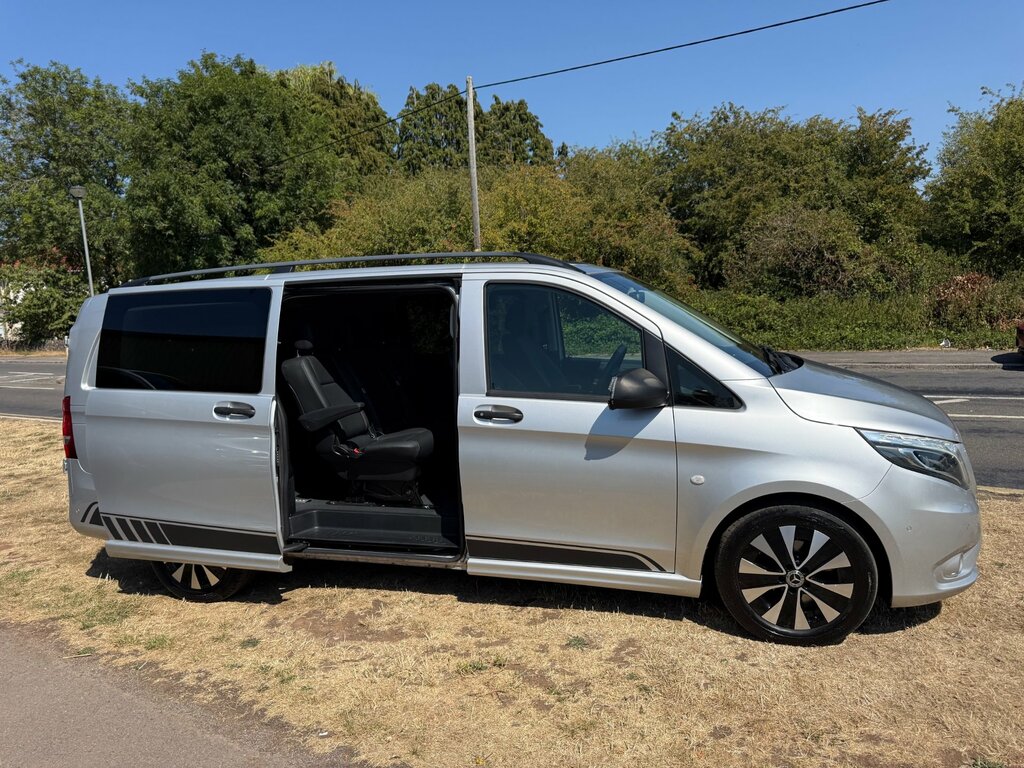 Mercedes-Benz Vito 2.1 119 Cdi Bluetec Crew Van Double Cab Silver #5