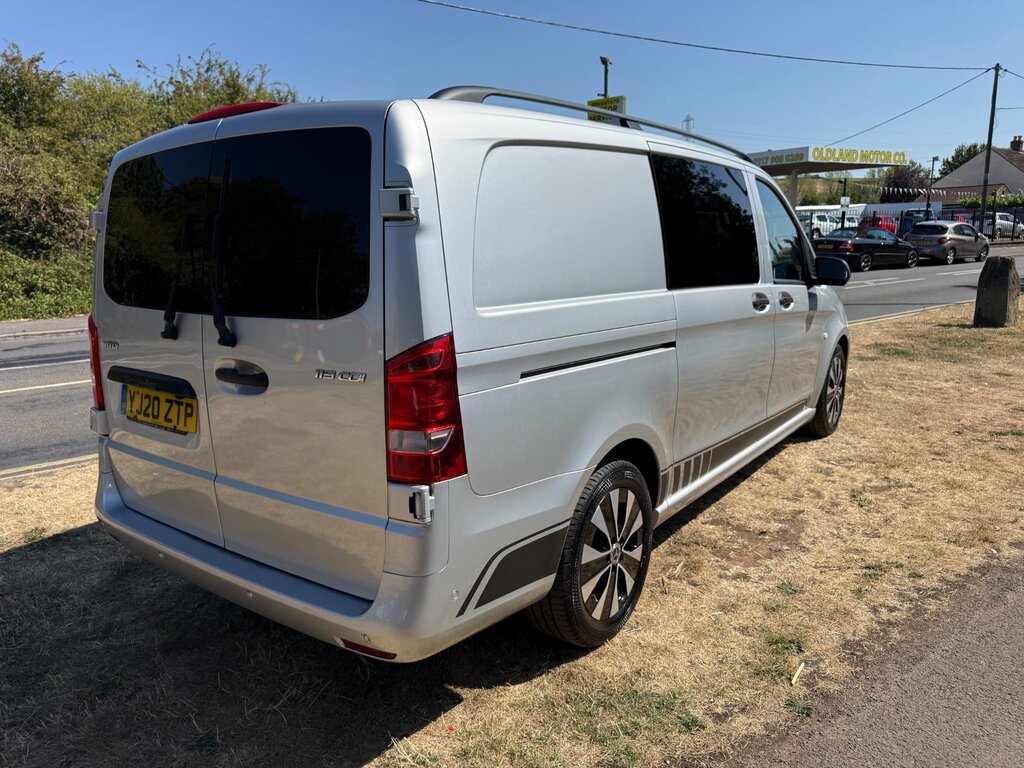 Mercedes-Benz Vito 2.1 119 Cdi Bluetec Crew Van Double Cab Silver #2