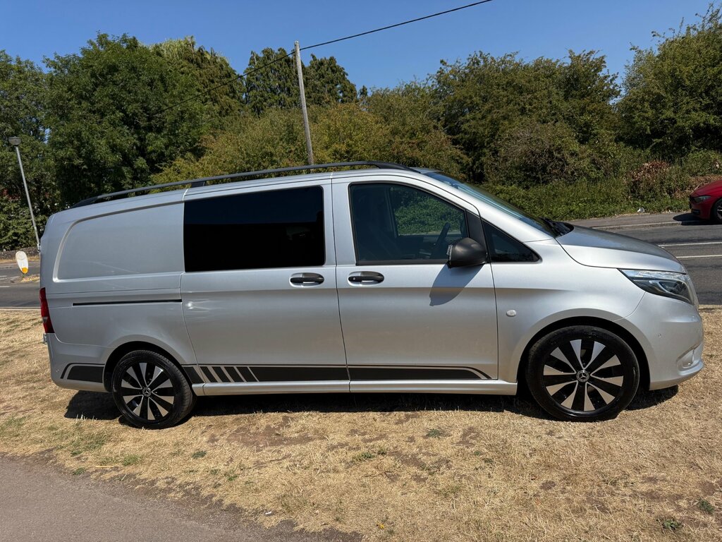 Mercedes-Benz Vito 2.1 119 Cdi Bluetec Crew Van Double Cab Silver #3