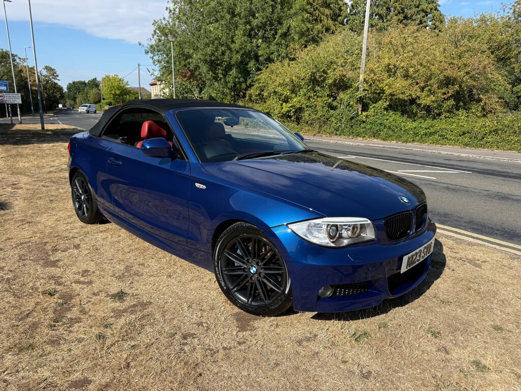 BMW 1 Series 2.0 123D M Sport Convertible Eur M123SVA Blue #2