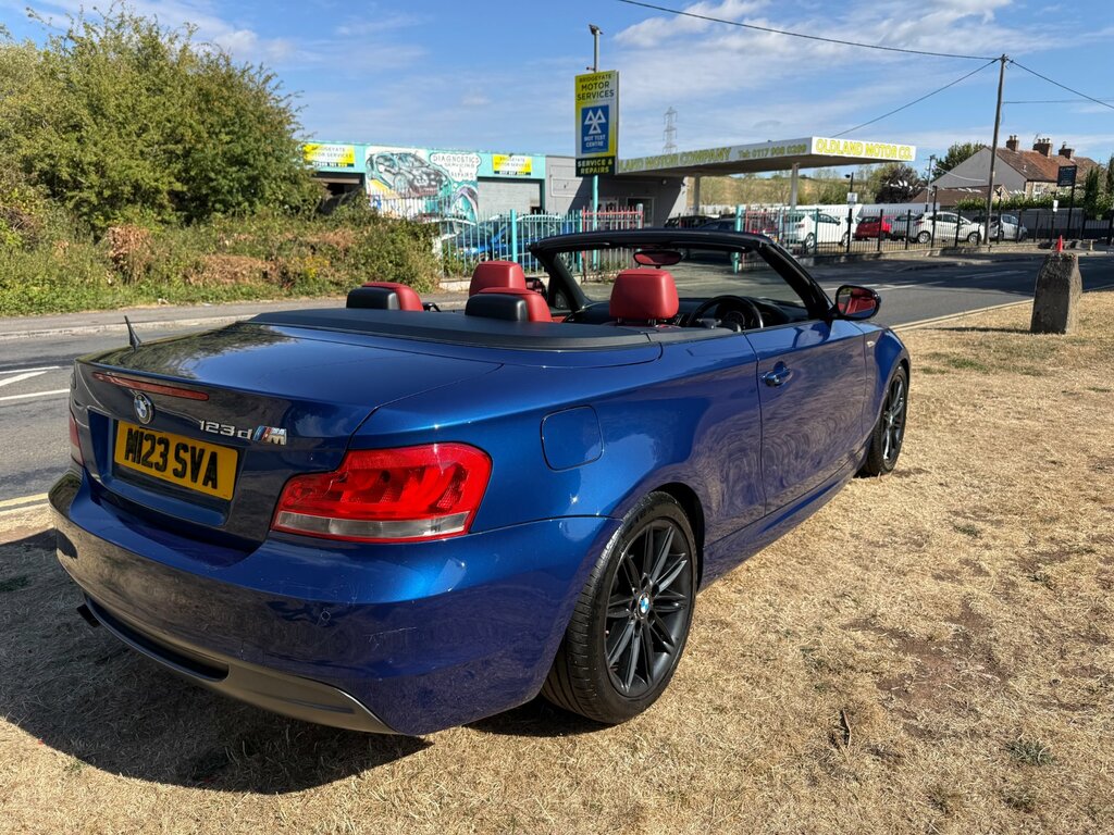 BMW 1 Series 2.0 123D M Sport Convertible Eur M123SVA Blue #3