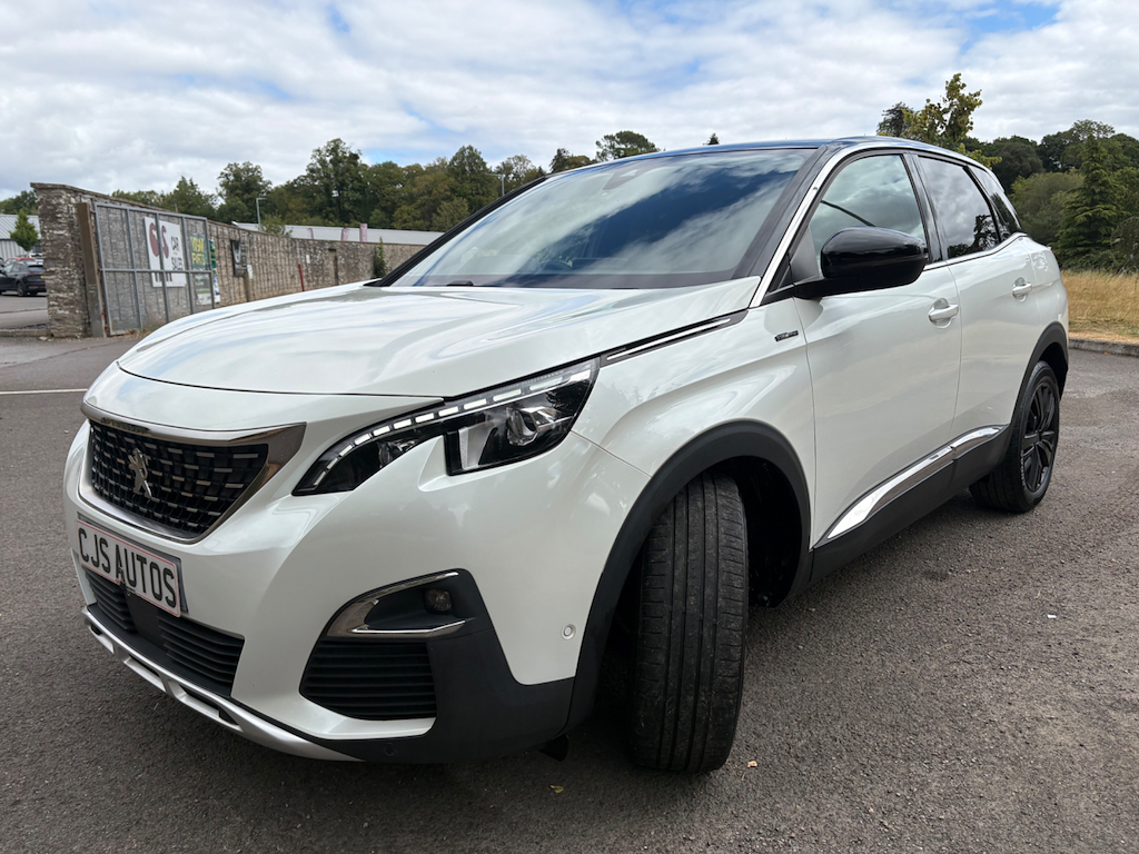 Peugeot 3008 Bluehdi Ss Gt Line Nav BX67XSM White #4