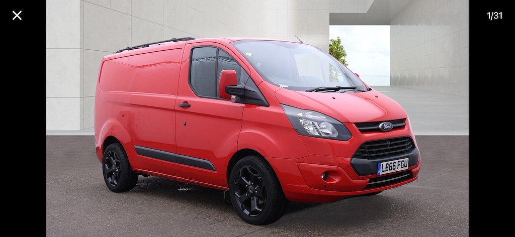 Ford Transit Custom 310 Tdci 130 L1h1 Swb Low Roof Fwd White #1