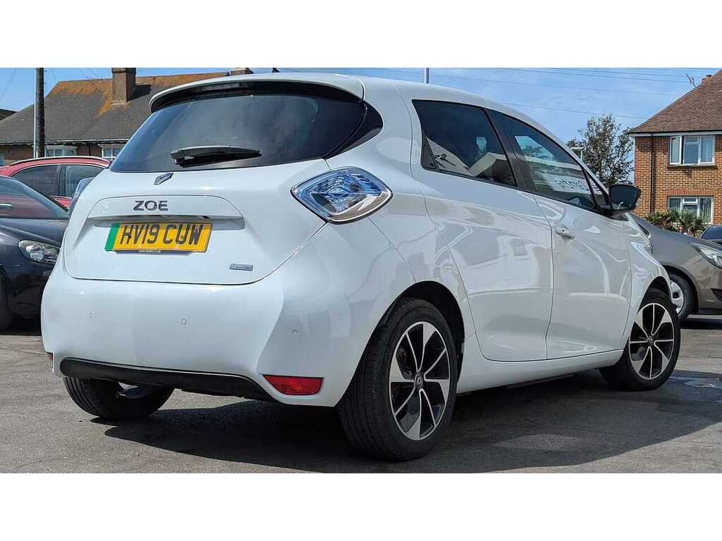 Renault Zoe R110 41Kwh Dynamique Nav Hatchback Au White #4