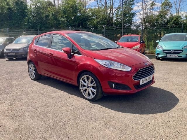 Ford Fiesta 1.0T Ecoboost Titanium Hatchback AP16KYC Red