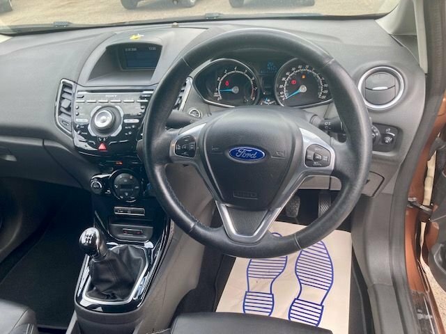 Ford Fiesta 1.0T Ecoboost Titanium X Hatchback Manu Brown #6