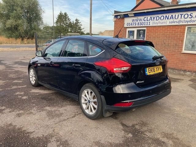 Ford Focus 1.5 Tdci Titanium Hatchback Hatchback E EK16XYV Black #4