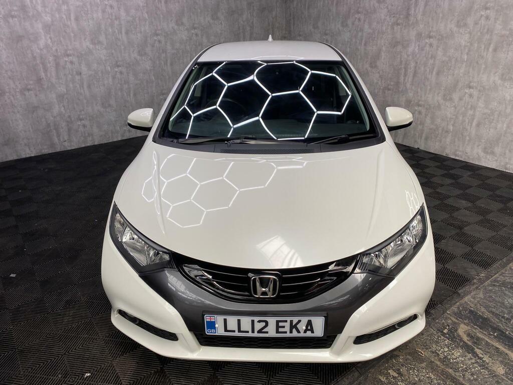 Honda Civic 1.8 I-vtec Es Euro 5 S S White #4