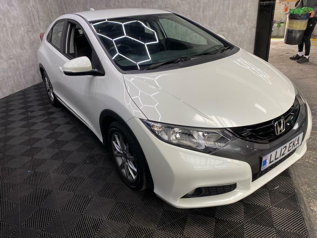 Honda Civic 1.8 I-vtec Es Euro 5 S S White #5