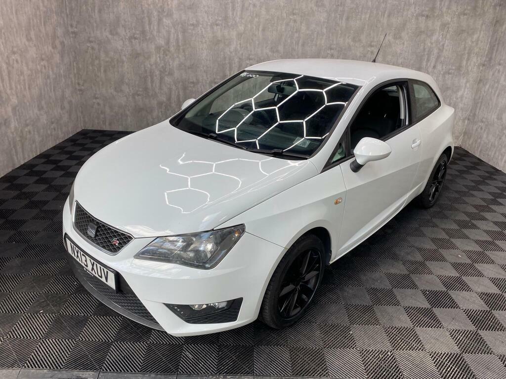 Seat Ibiza 1.6 Tdi Cr Fr Sport Coupe Euro 5 NX13XUV White #2