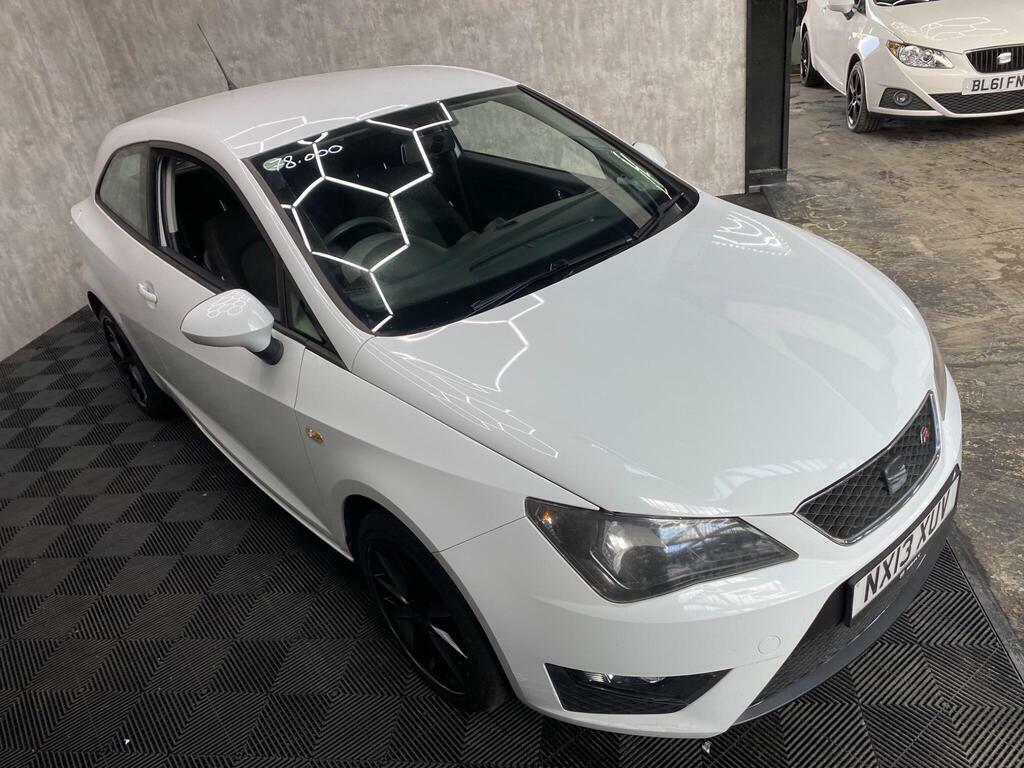Seat Ibiza 1.6 Tdi Cr Fr Sport Coupe Euro 5 NX13XUV White #6