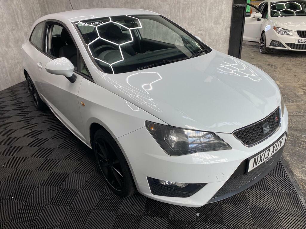 Seat Ibiza 1.6 Tdi Cr Fr Sport Coupe Euro 5 NX13XUV White #5