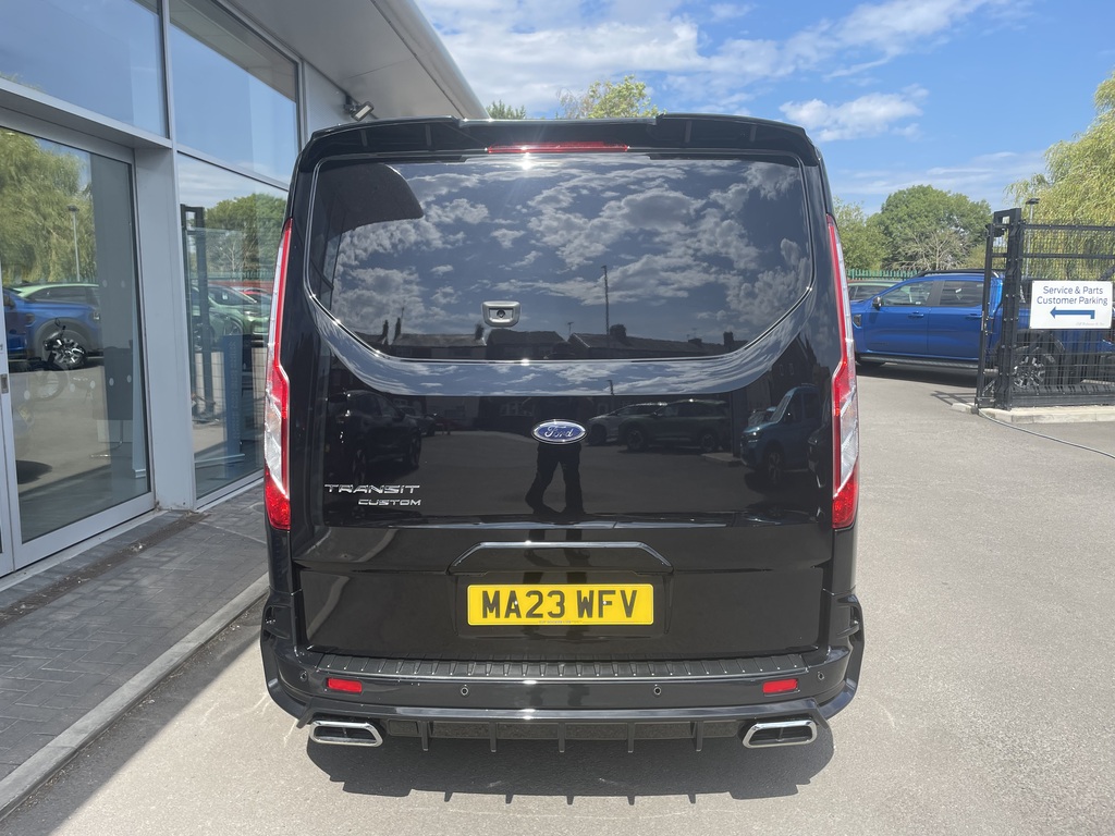 Ford Transit Custom 2.0 Ecoblue 170Ps Low Roof Dcab Limited Van Black #5