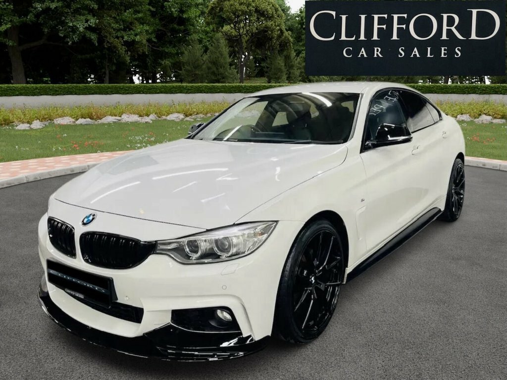 BMW 4 Series Gran Coupe 420D Gran Coupe M Sport White #2