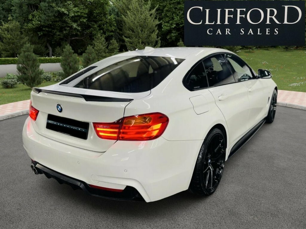 BMW 4 Series Gran Coupe 420D Gran Coupe M Sport White #4