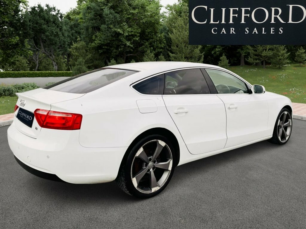Audi A5 Hatchback White #3