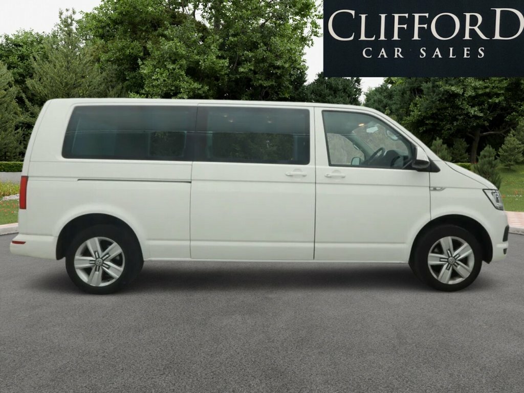 Volkswagen Transporter Shuttle Minibus White #5