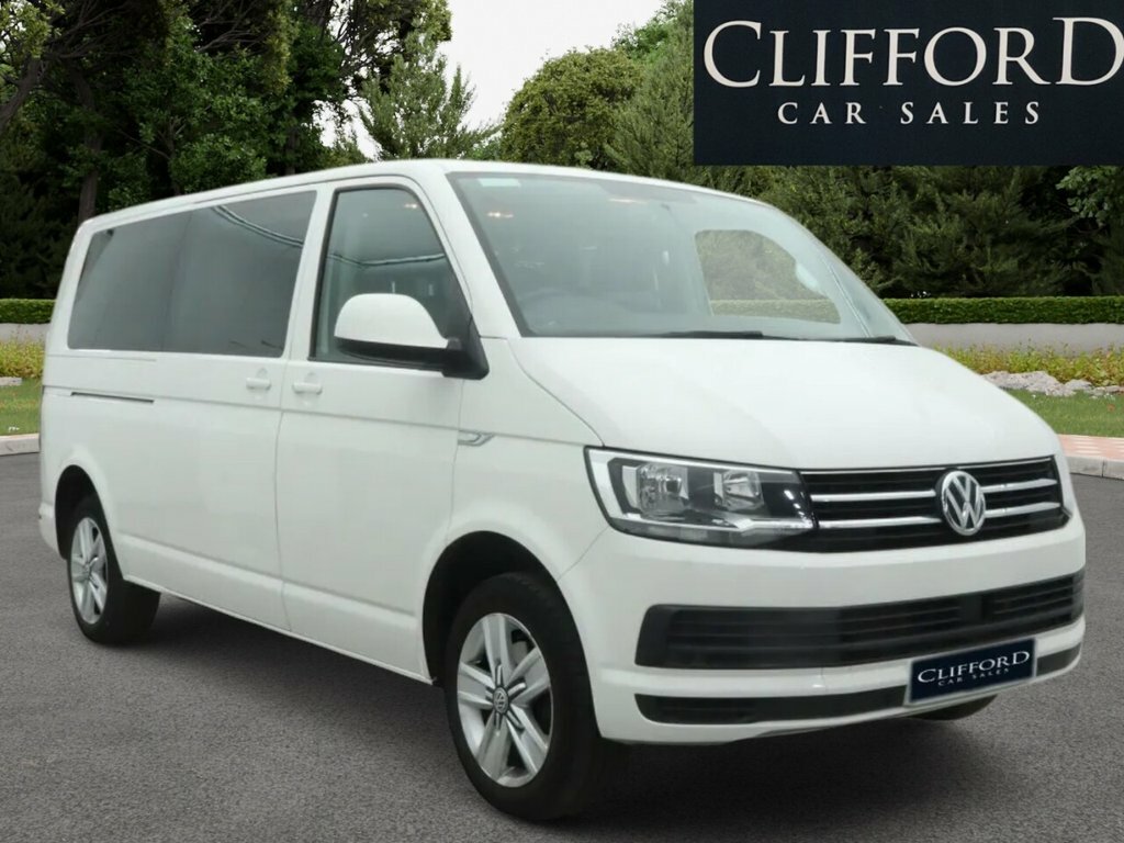 Volkswagen Transporter Shuttle Minibus White #2