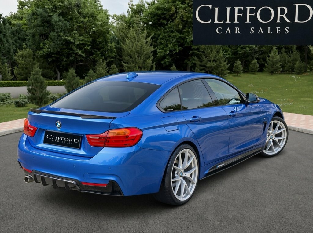 BMW 4 Series Gran Coupe Hatchback Blue #4