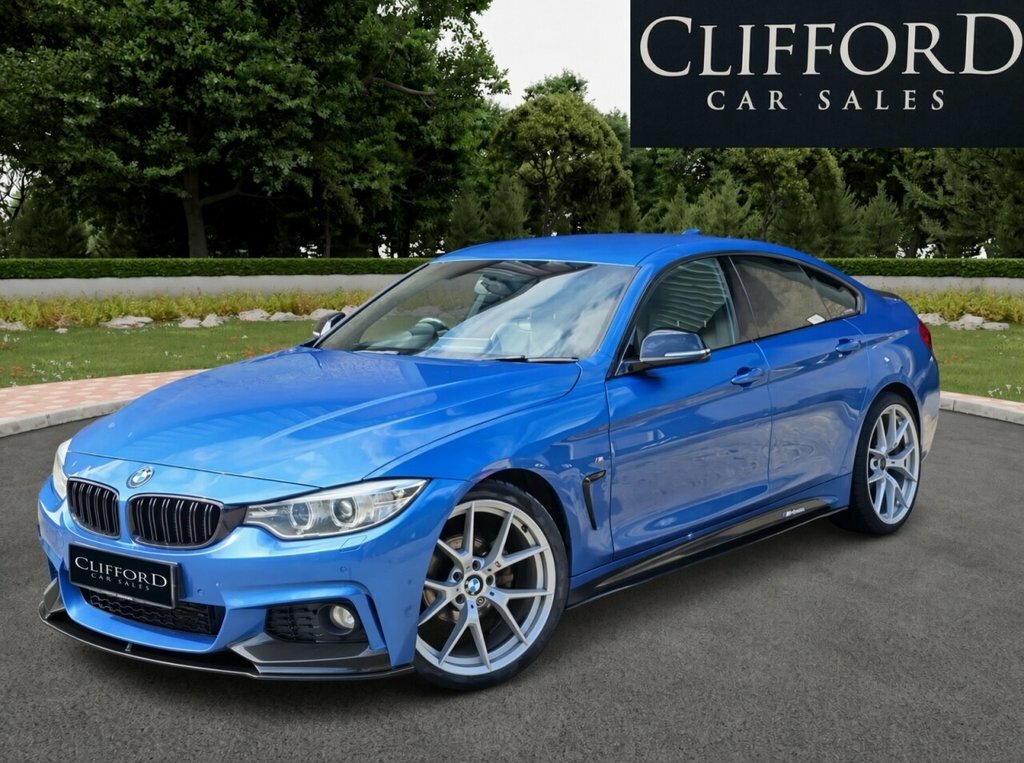 BMW 4 Series Gran Coupe Hatchback Blue #2