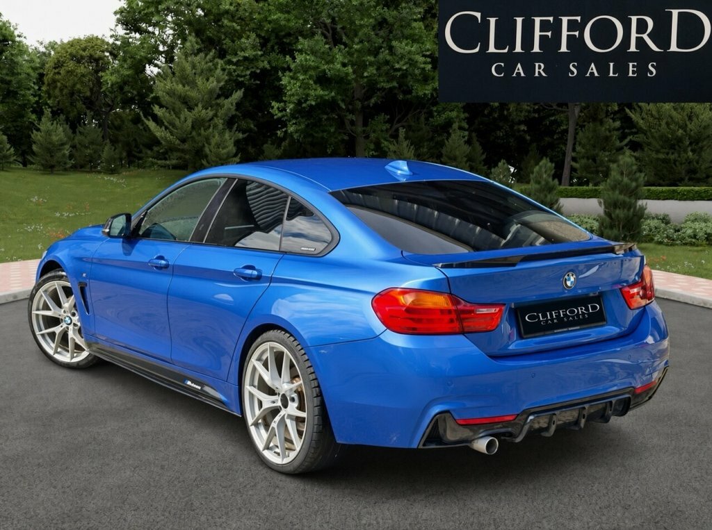 BMW 4 Series Gran Coupe Hatchback Blue #3