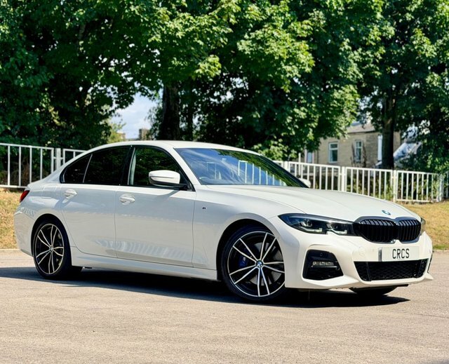 BMW 3 Series 2.0 320D Mht M Sport Saloon Hybrid White